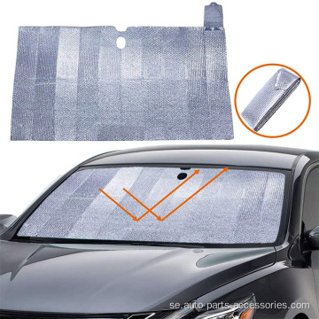 Vikbar UV -skyddsbilens främre fönster solskydd